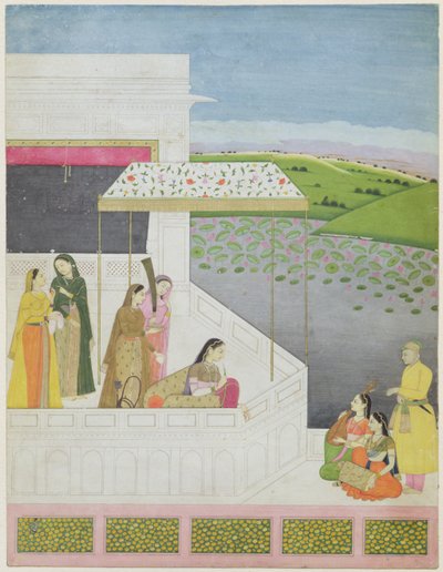 Young Woman Listening to Music, c.1745-50 by Manak